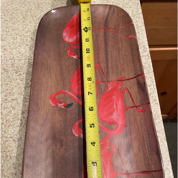 Flamingos tray(s). Summertime fun, sturdy, hand wash, serve appetizers on them. - Picture 7 of 9